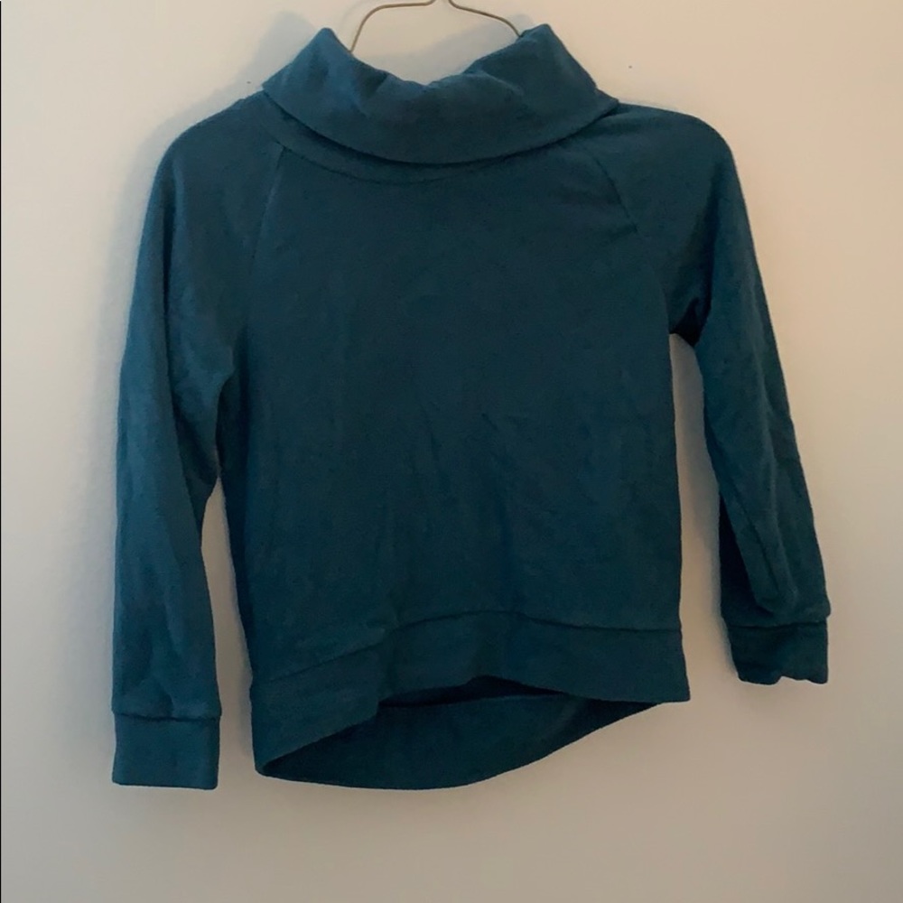 Girls Turquoise Fleece LightWeight Sweatshirt 6/7